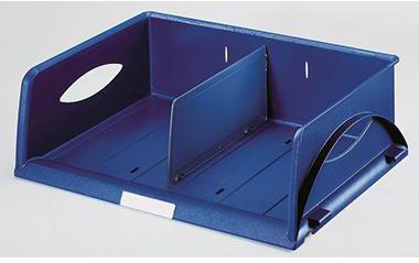 Leitz Briefablage Sorty 52300035 DIN A4/C4 quer PS blau