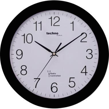 technoline Wanduhr WT 8000 schwarz analog