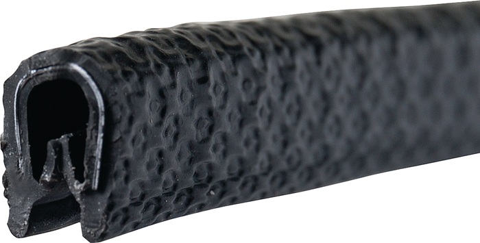 Kantenschutz Klemmber.3-6mm L.10m B.12mm H.17,5mm schwarz TECWERK