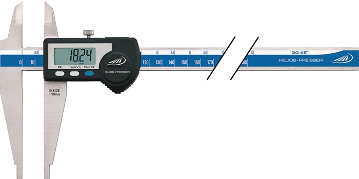 Werkstattmessschieber DIN862 DIGI MET® 300mm dig. m. Spitzen H.PREISSER