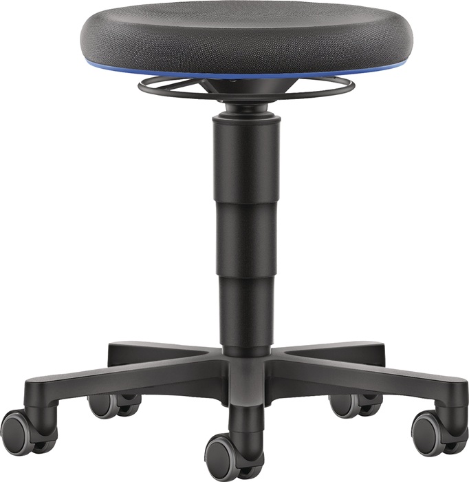 Drehhocker Rl.Integralschaum Integralschaum schwarz Sitz-H.450-650mm BIMOS