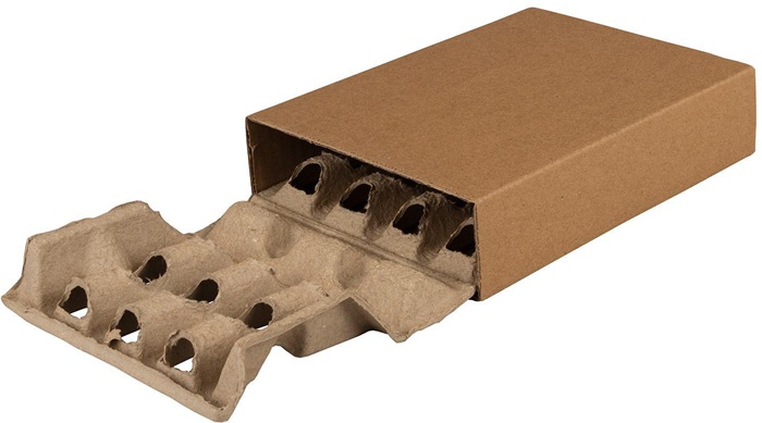 Polsterbox L-BOXeco basic Maße 200x142x40mm Noppenhöhe 20mm TRANSPAK