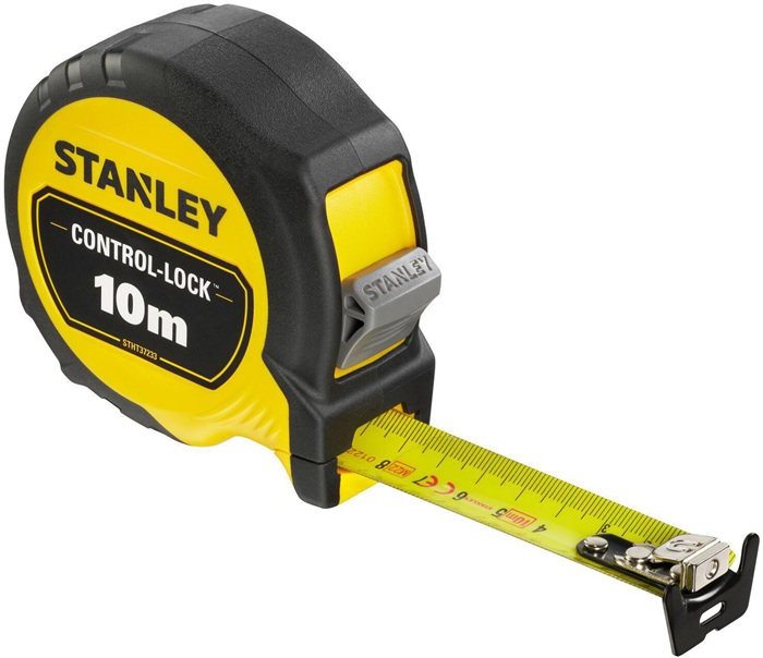 Taschenrollbandmaß Compact Pro L.10m B.25mm EG II (± 0,5 mm/m) STANLEY