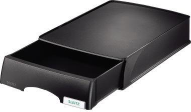 Leitz Briefablage Plus 52100095 DIN A4 stapelbar PS schwarz
