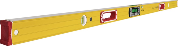 Elektronikwasserwaage TECH 196M DL 183cm Alu.gelb ± 0,5 mm/m ± 0,5 mm/m STABILA