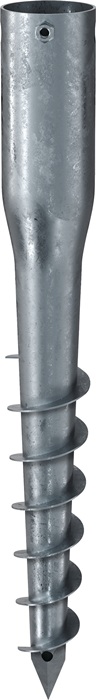 Schraubfundament G L.550mm D.68mm Gew.1xM8 1,6kg STA KRINNER