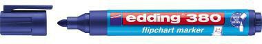 edding Flipchartmarker 380 4-380003 1,5-3mm Rundspitze blau