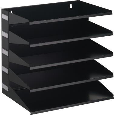 DURABLE Sortierstation 336001 A4/Folio 5Fächer Metall sw