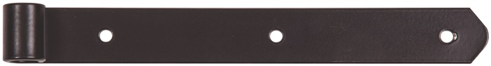 Ladenband L.300mm STA schwarz kunststoffbeschich.gerundet GAH