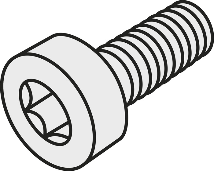Unterlegplatten-Schraube ISO SP 0405 Bruttogewicht 1,1g PRAMET