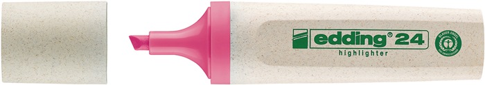 Textmarker 24 EcoLine pink Strich-B.2-5mm Keilspitze EDDING