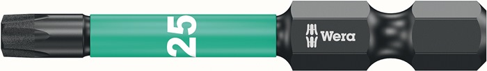 Bit 867/4 IMP DC T25 L.50mm 1/4 Zoll E6,3 Impaktor,DC Box m.5 Bits WERA