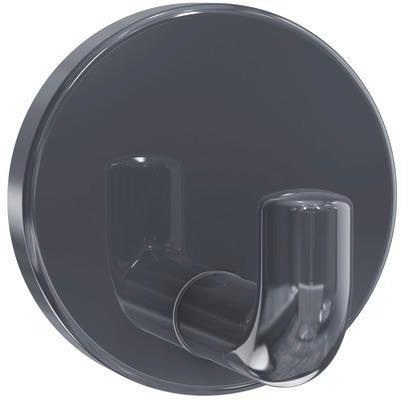 Einzelhaken 477.90.010 einfach A.45mm PA anthrazitgrau 92 D.50mm HEWI