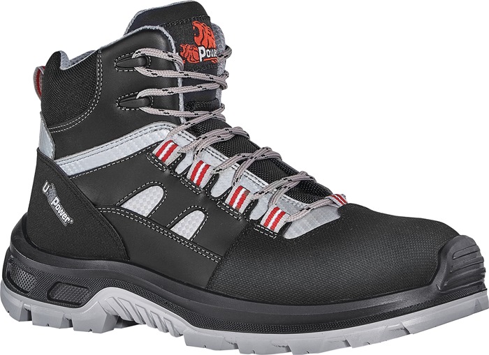 Sicherheitsstiefel Cross Gr.46 W.11 schwarz/grau/rot S3S FO SR