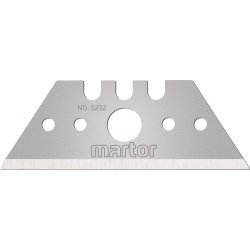 Trapezklinge Nr.5232 L53xB19xS0,63mm m.Lochung 10 St./Spender MARTOR