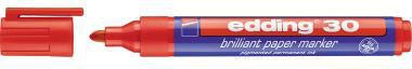 edding Pigmentmarker 30 4-30002 1,5-3mm Rundspitze rot