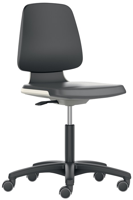 Arbeitsdrehstuhl Labsit Rl.Sitzschale blau Supertec-Gewebe schwarz