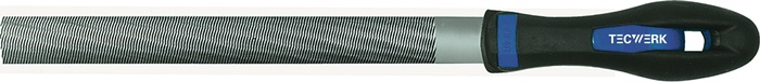 Werkstattfeile DIN 7261 L.250mm Q.25x7mm Hieb 2 Halbrund 2K-Ergo TECWERK