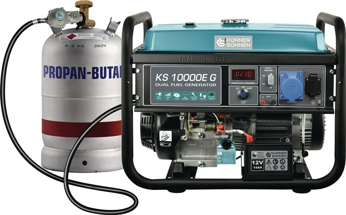 Stromerzeuger KS10000E G 7,5 kW Benzin/Gas