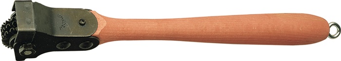 Schleifscheibenabrichter D.36mm L.285mm 12mm 3 Zahnscheiben