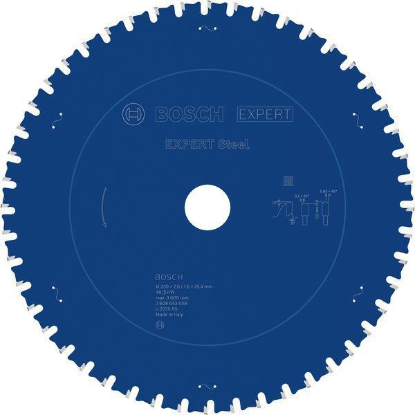Kreissägeblatt Expert for Steel AD 230mm Z.48 Bohr.25,4mm Schnitt-B.2mm