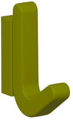 Einzelhaken Ser.477 matt,elastisch Ku.(TPU) 74 apfelgrün H.68mm HEWI