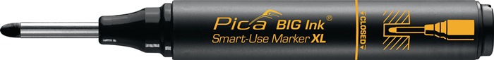 Permanentmarker BIG INK SMART-USE-MARKER XL schwarz Strich-B.2-4mm Rundspitze