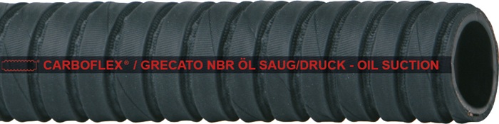 Öl- u.Benzinschlauch CARBOFLEX®/GRECATO ID 76,0mm Wandst.7,5mm L.40m TEGUMA