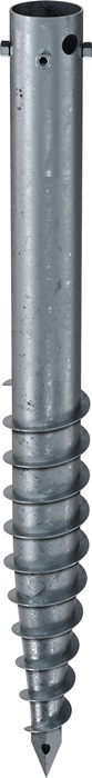 Schraubfundament G L.1000mm D.89mm Gew.4xM12 6,1kg STA KRINNER