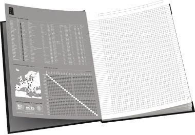 Oxford Notizbuch Office Smart Black 100104227 A4 96Bl. kariert