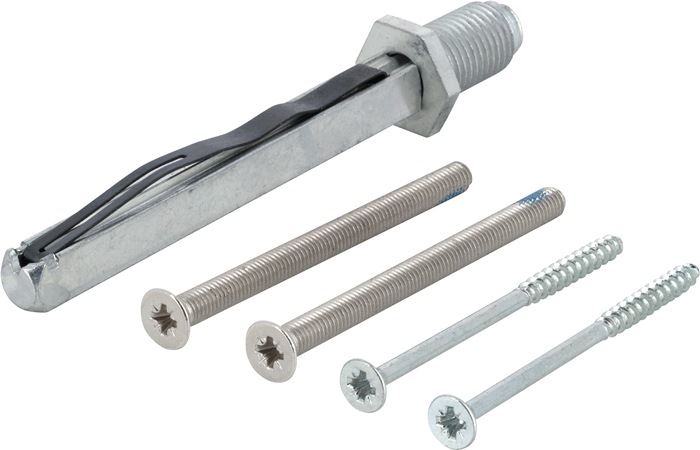 Bef-set.Sertos® K/G 50-55mm M5x65+4,0x60 4-KT.8x80mm HOPPE