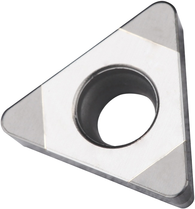 Drehwendeschneidplatte ISO TCGW 110204E-C:TB310 D. 2,9mm Farbe Silber-Schwarz