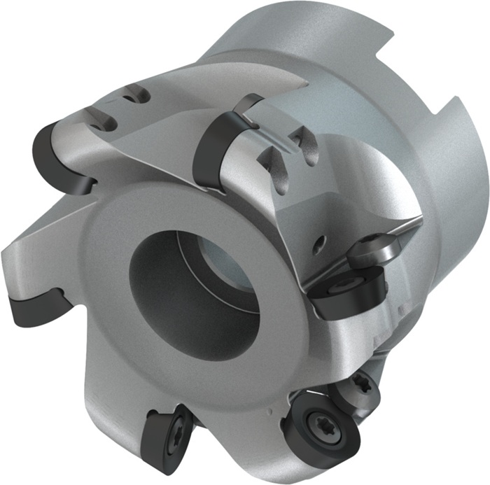 Kopier-Planfräser ISO 66A06R-SCMORD12-CF D.27mm m. Wendeplatte Schneid-D.66mm