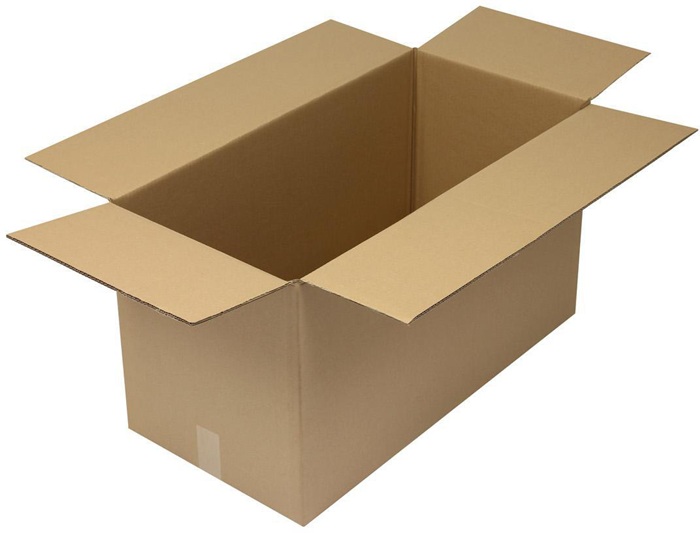 Faltkarton 2-wellig Maße 785x385x425 mm Qualität 2.30BC braun TRANSPAK
