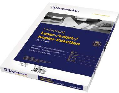 Soennecken Etikett 5753 105x74mm weiß 800 St./Pack.