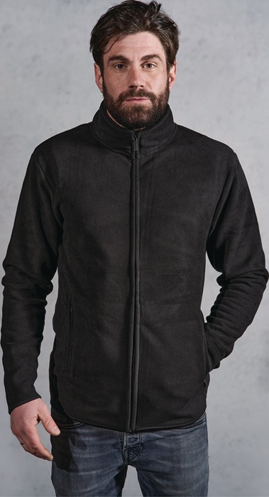 Men’s Double Fleece Jacket Gr.XXXL black PROMODORO