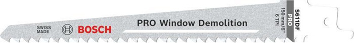 Säbelsägeblatt S 611 DF L.150mm B.19mm TPI 6 4,3mm 100 St./Karte
