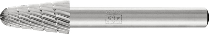 Frässtift KEL D.10mm Kopf-L.20mm Schaft-D.6mm HSS Verz.3 PFERD
