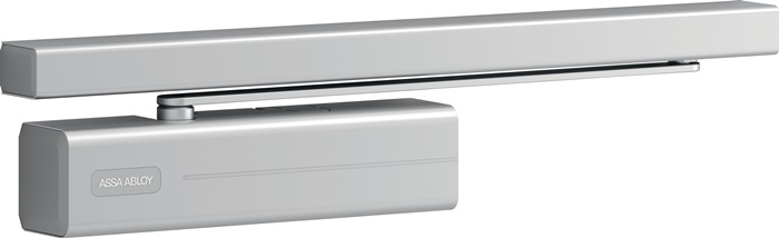 Gleitschienentürschließerset DC 700/ G-E silber EN 3-6 Normalausführung