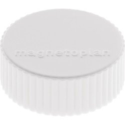 Magnet Super D.34mm weiß MAGNETOPLAN