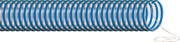 Absaugschlauch AIRFLEX®/PU/AS/FOOD ID 38,0mm Transparent AD 45,0mm L.20m