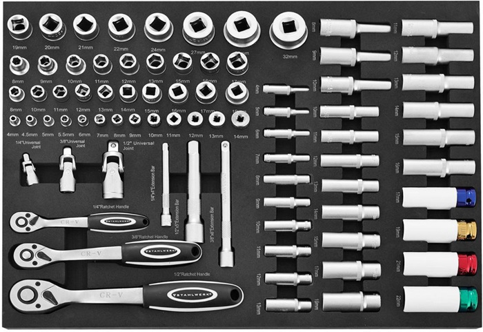 Werkzeugmodul 80-tlg.STAHLWERK