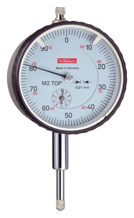 Messuhr M3 S 5mm Abl.0,01mm m.Stoßschutz KÄFER