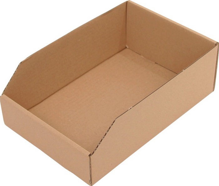 Regalkasten L300xB200xH100mm braun 1-wellige Pappe
