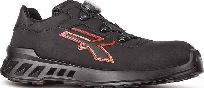 Sicherheitshalbschuh Caesar Gr.44 W.11 schwarz/rot S3S CI FO SR ESD