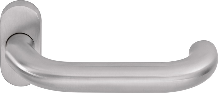 Profiltürdrückerlochteil OGRO 8100V 8MM/6621 ER VA ER ov.schräg OGRO
