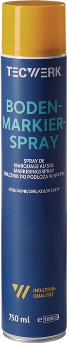 Bodenmarkierspray 750ml gelb Spraydose TECWERK