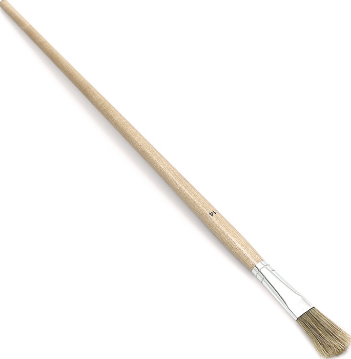 Strichzieher Gr.10 helle Borste Weißbl.NÖLLE