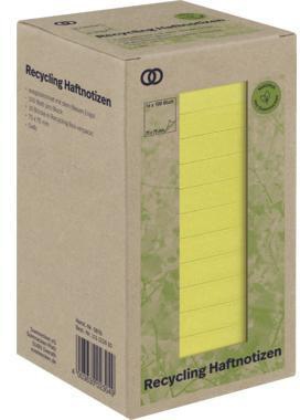 Soennecken Haftnotiz oeco 5878 RC 100Bl. gelb 16St.