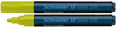Schneider Lackmarker Maxx 270 127005 1-3mm Rundspitze gelb